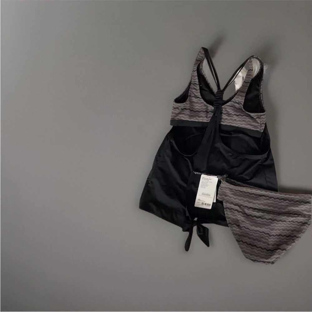 NWT Athleta Jacquard Blousy Tankini S top and XS Bottoms - Picture 9 of 10